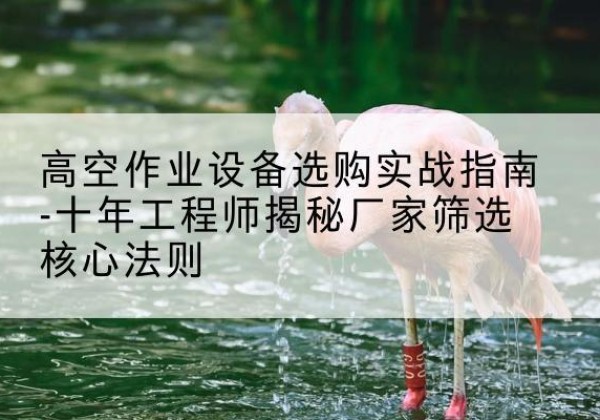 石嘴山剪叉式升降机厂家-高空作业设备选购实战指南-十年工程师揭秘厂家筛选核心法则